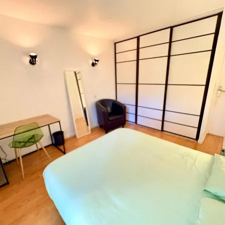 Apartment T3 Climatise Avec Jardin Et Parking A Montpellier